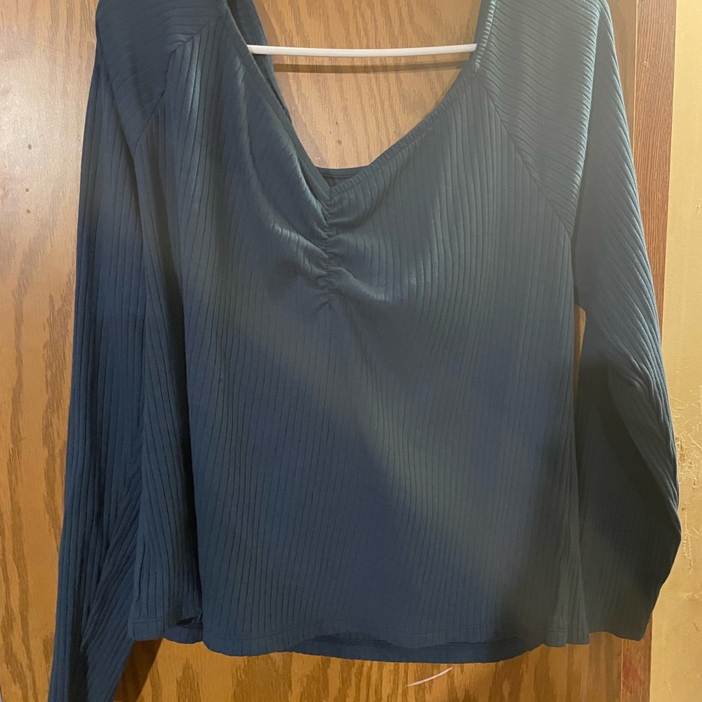 Dark Blue Fitted Shirt